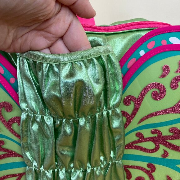 American Girl Flutter Wings Butterfly Back Pack WellieWishers Doll Carrier Green - Picture 2 of 11